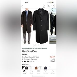 Hart Schaffner Marx Coat